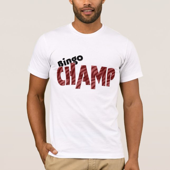 För Vegas för Bingomästaremästare skjorta stil T-shirt (Framsida)