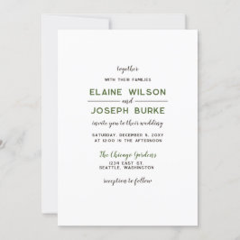 For Vellum Overlay Pinecone Wedding Inbjudningar