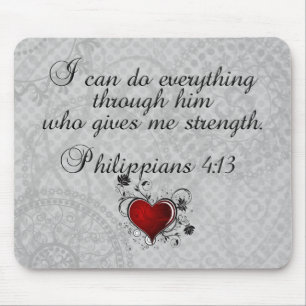 För VersePhilippians för bibel kristen 4:13 Musmatta