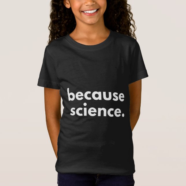 För vetenskap t shirt (Framsida)
