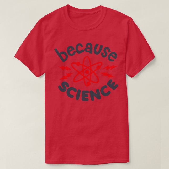 För vetenskap t shirt (Design framsida)
