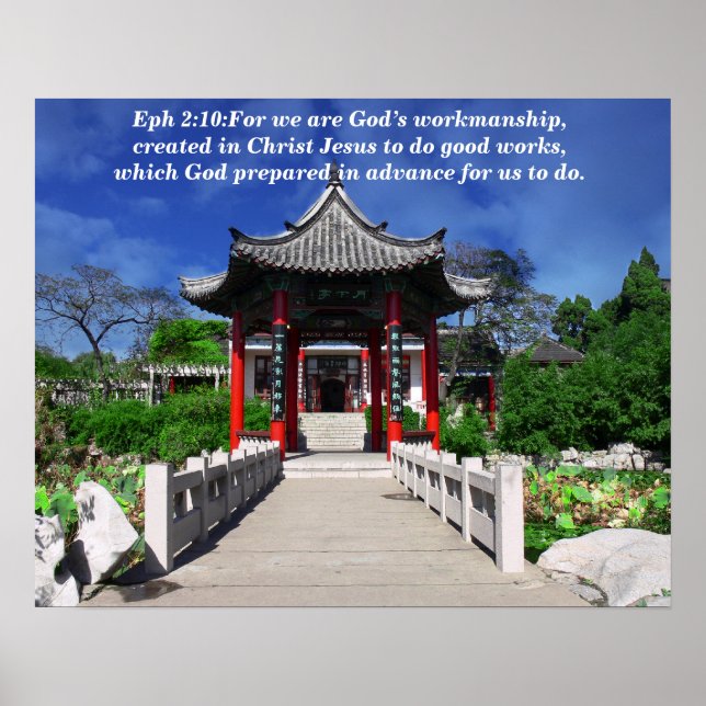 För vi är Guds verk Poster (Framsidan)