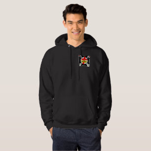 För vi brottlar inte efesier 6:12-Sangria Hoodie