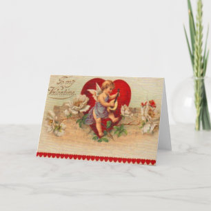 För VictorianCupid för vintage Retro kort för