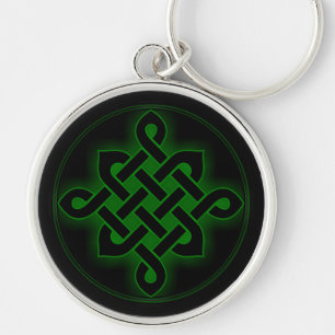 för viking för celticgröntfnurra mystic andlig  rund silverfärgad nyckelring