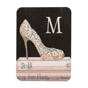 För vildApple för Monogram mode för häl Magnet