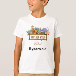 För Vilden födelsedag Kids T-Shirt