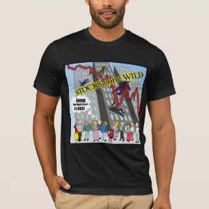 För vildwall street för lagrar borta T-tröja T-shirt