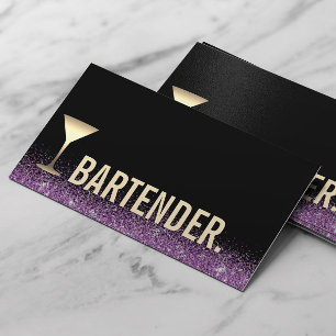 För vinexponeringsglas för Bartender guld- moder Visitkort