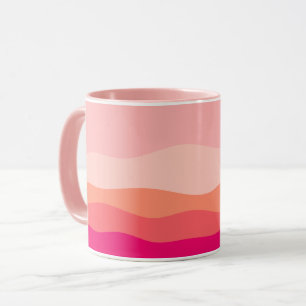 för Vinkar Rosa i lager Mugg