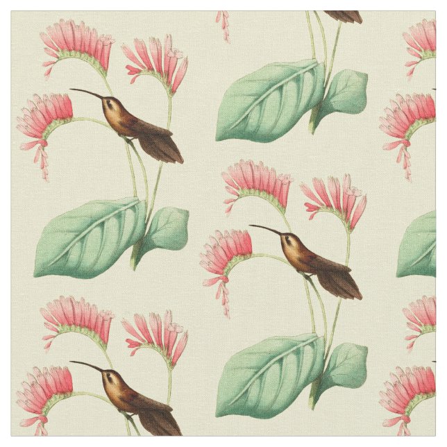 För vintage enslingHummingbird lite Tyg (Närbild)