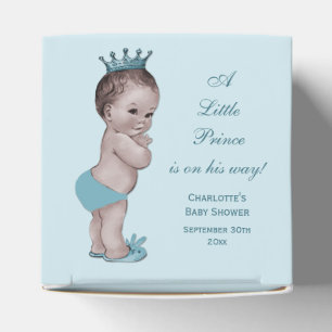 För vintage tack för Prince baby shower lite Presentaskar
