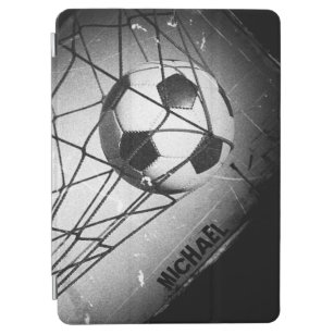 För vintageGrunge för personlig kall fotboll i mål iPad Air Skydd