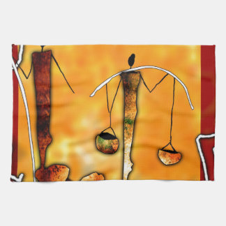 för vintagestil för afrika af041 retro gåvor kökshandduk