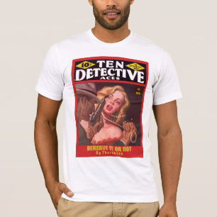 För vintageträmassa för KRIMINALAREN täcker de T Shirt