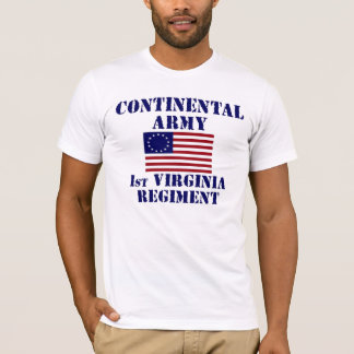 För Virginia för revolutionärt krig 1st T-tröja T-shirt