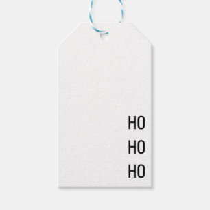 För vitgåva för Minimalist jul svart märkre Presentetikett