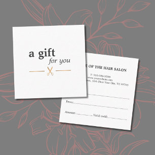 För vithår för enkel elegant chic Faux guld- Rabattkort