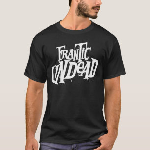 För vitlogotyp "för utom sig odöda" T-tröja f T-shirt