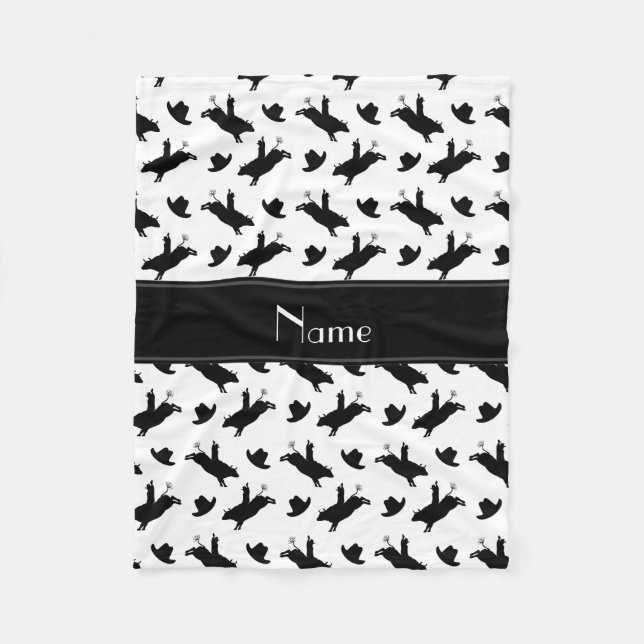 För vitrodeo för personlig känt mönster för fleecefilt (Framsidan)