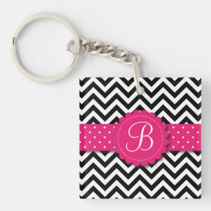 För vitsparre för elegant svart för Monogram ro