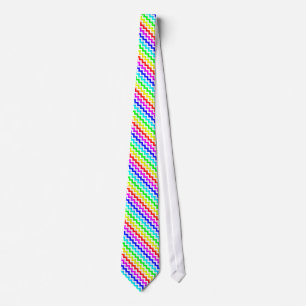 För vitsparre för regnbåge färgrik Tie Slips