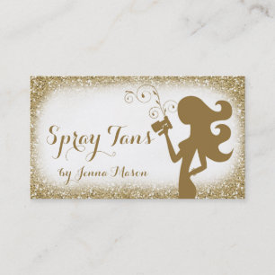 För vitsprej för 311 vintage Glam glitter för Visitkort