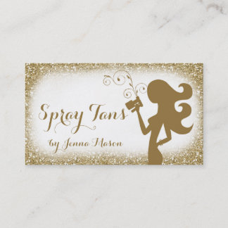 För vitsprej för 311 vintage Glam glitter för Visitkort