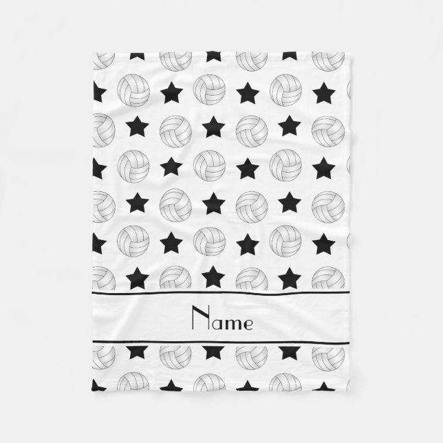 För vitvolleyboll för personlig kända stjärnor för fleecefilt (Framsidan)