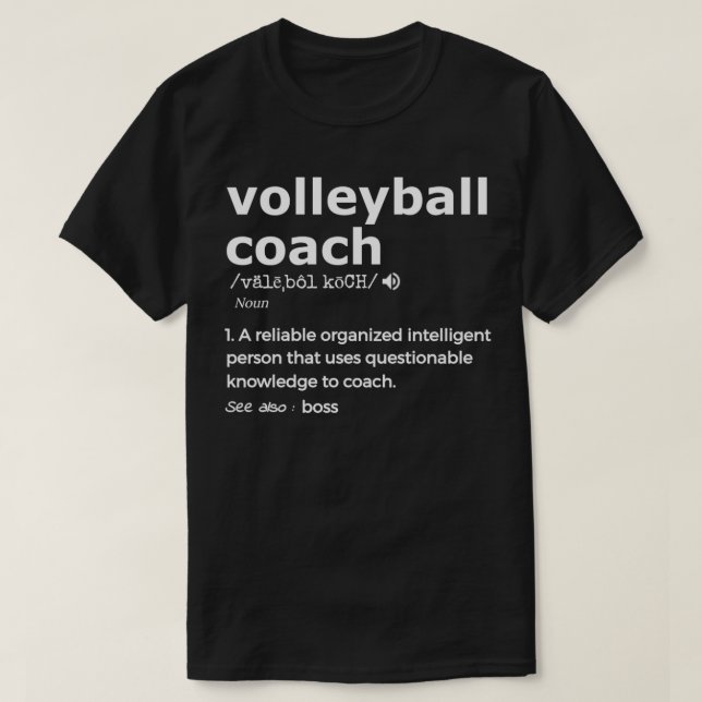 För volleyball-buss, present 2 t shirt (Design framsida)