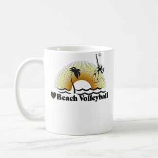 For Volleyball Fans Beach Volleyball Trendy Kaffemugg