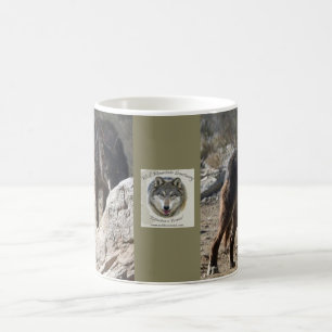 För Wacipi för vargbergfristad mugg kaffe