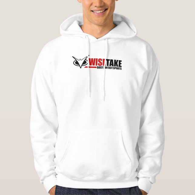 För WiseTake Hoodie för vit dagligen (Framsida)