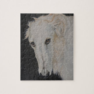 För Wolfhoundhund för Borzoi rysk konst Puzz; e Pussel