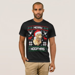 För Woofmas för guld- Retrieverhund glad skjorta Tröja