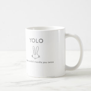 för ww040 YOLO för gud waitwot för kanin för Kaffemugg