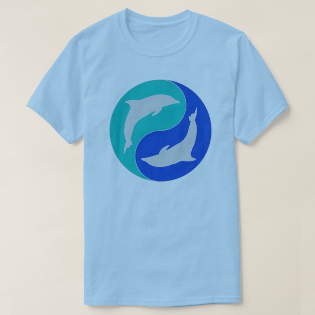 För yang för Zendelfinyin design delfin T-shirt (Design framsida)