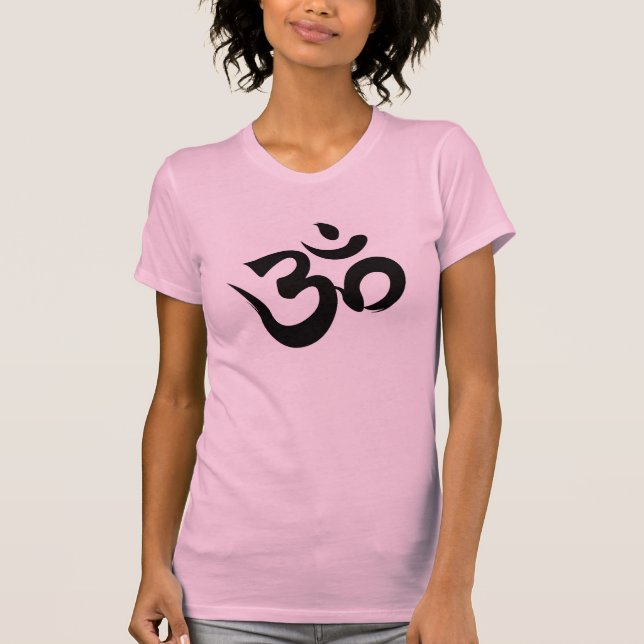 För YogaRacerback för Om Sri Yantra skjorta T Shirt (Framsida)