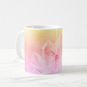 För YogaReiki för *~* ljus fylld Crystal botemedel Kaffemugg