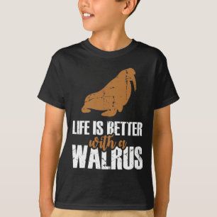För zooälskare för valross djur för morse gåv t shirt