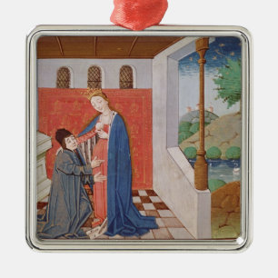 Föra dialog mellan Boethius och filosofi Julgransprydnad Metall