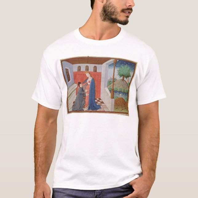 Föra dialog mellan Boethius och filosofi T-shirt (Framsida)