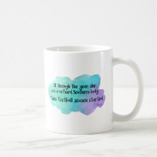 Förädlad sydlig dam kaffemugg