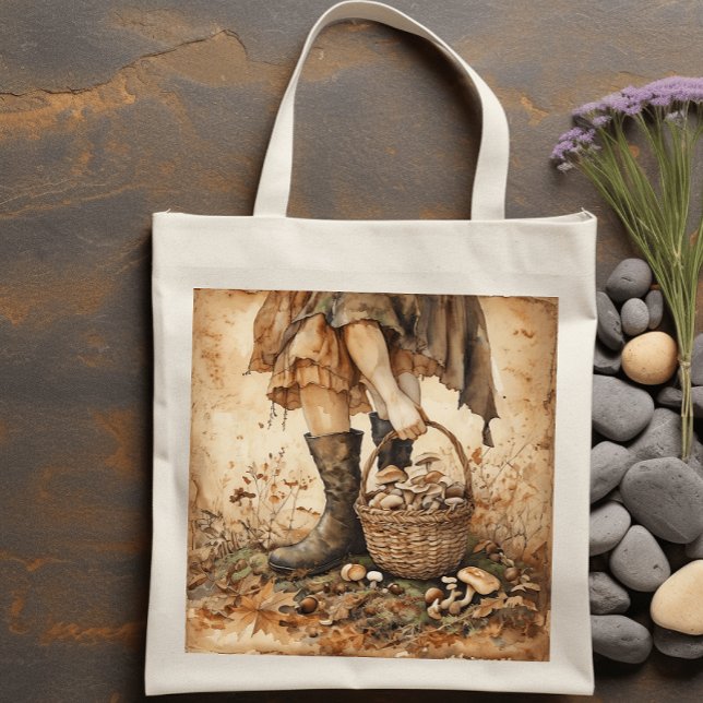 Forager's Boots Tote Bag - Hösten Witch Tygkasse (Skapare uppladdad)