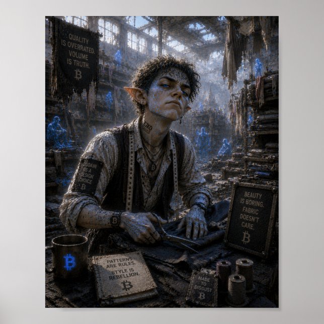 Förakt / Skräddare / Tyg Lager Poster (Framsidan)