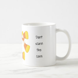 Förakta inte maj candy corn kaffemugg