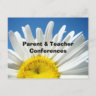 Förälder & Lärar Konferenser postkort Skola Vykort
