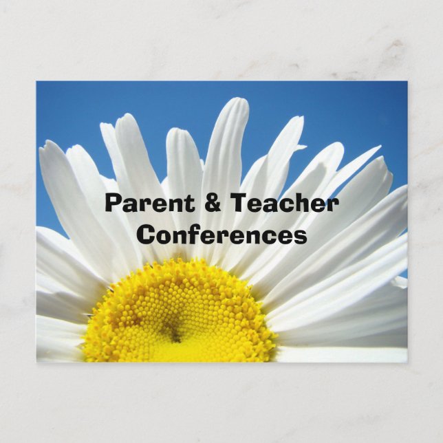 Förälder & Lärar Konferenser postkort Skola Vykort (Framsida)
