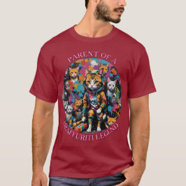 Förälder till Graffiti Legend Circle Street Cat Un T Shirt