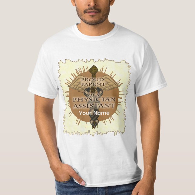 Förälder till läkarassistent t shirt (Framsida)